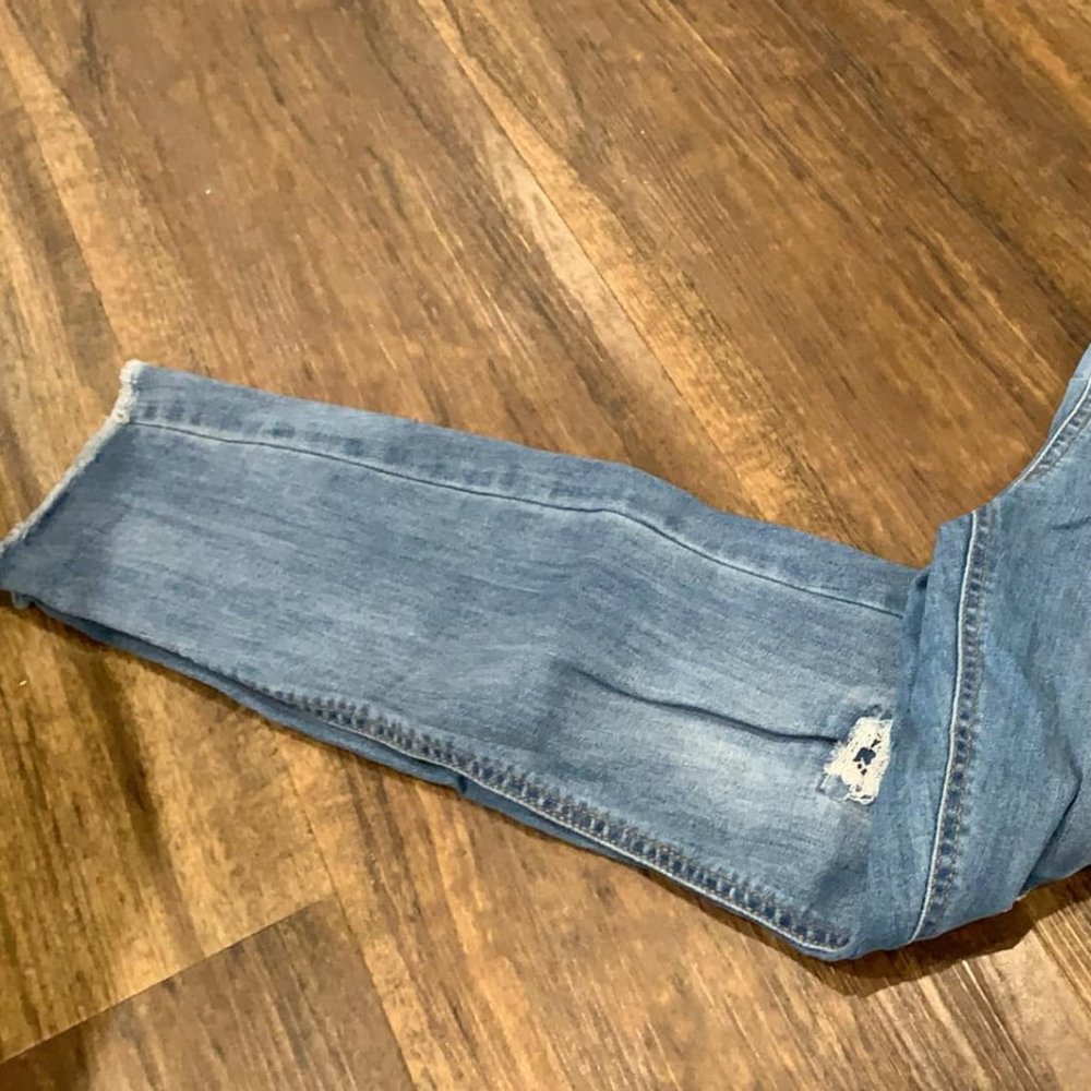 Raw Hemmed Skinny Jeans